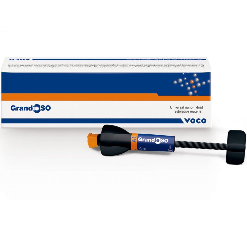 Voco 2615 GrandioSO Universal Light Cure Dental Composite Syringe A4 4gm EXP Jul 2023 Voco 2615 GrandioSO Universal Light Cure Dental Composite Syringe A4 4gm EXP Jul 2023